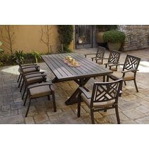 Lebanon 7 piece on sale dining set with cushions